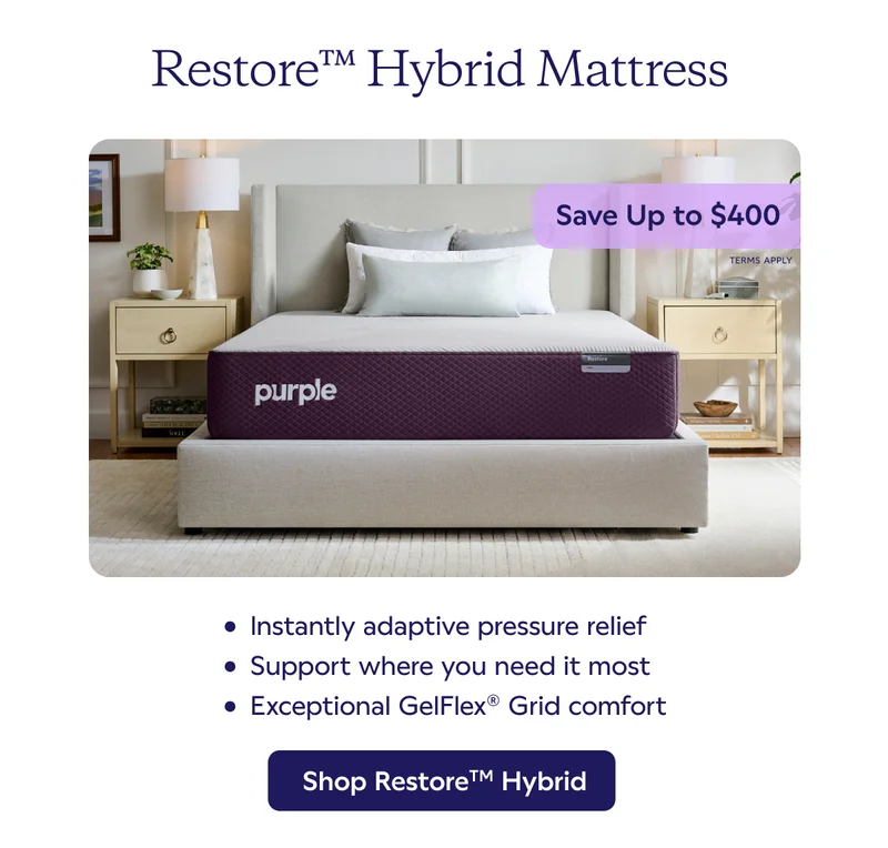 Restore Hybrid Mattress. Save up to $400. Shop Restore Hybrid
