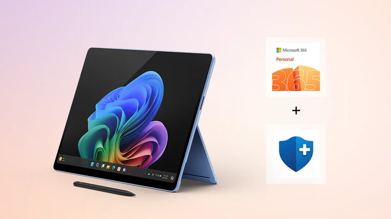 Surface Pro, Copilot+ PC Essentials Bundle.