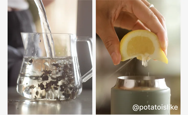 Homemade iced tea - Keep Cool + Carry On