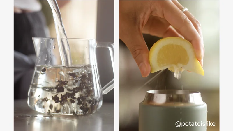 Homemade iced tea - Keep Cool + Carry On