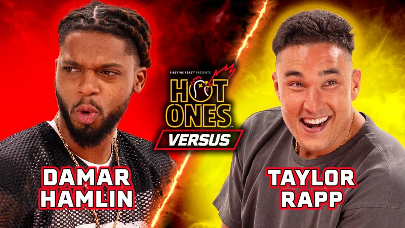 Damar Hamlin and Taylor Rapp on Hot Ones Versus.