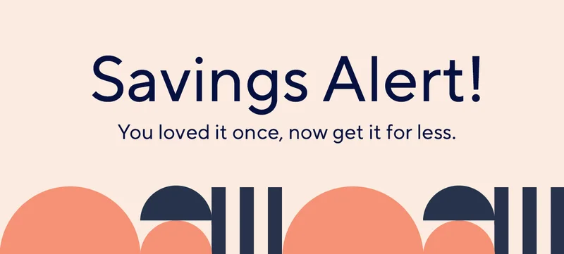 price drop alert
