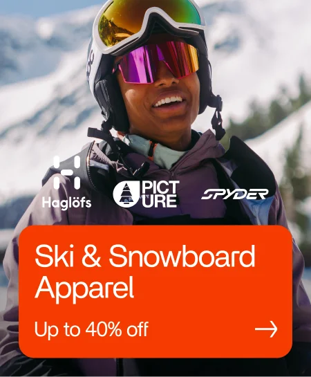Up to 40% off Ski & Snowboard Apparel Up to 40% off Ski & Snowboard Apparel