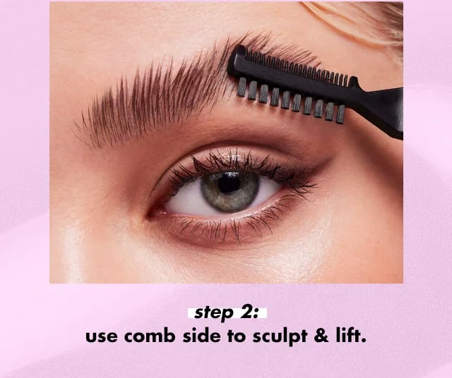 use comb side to sculpt and lift use comb side to sculpt and lift