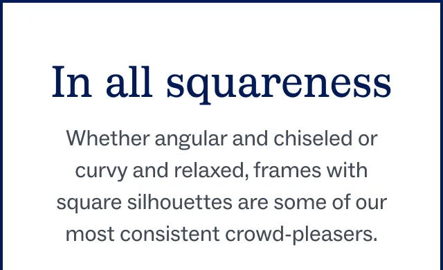 In all squareness