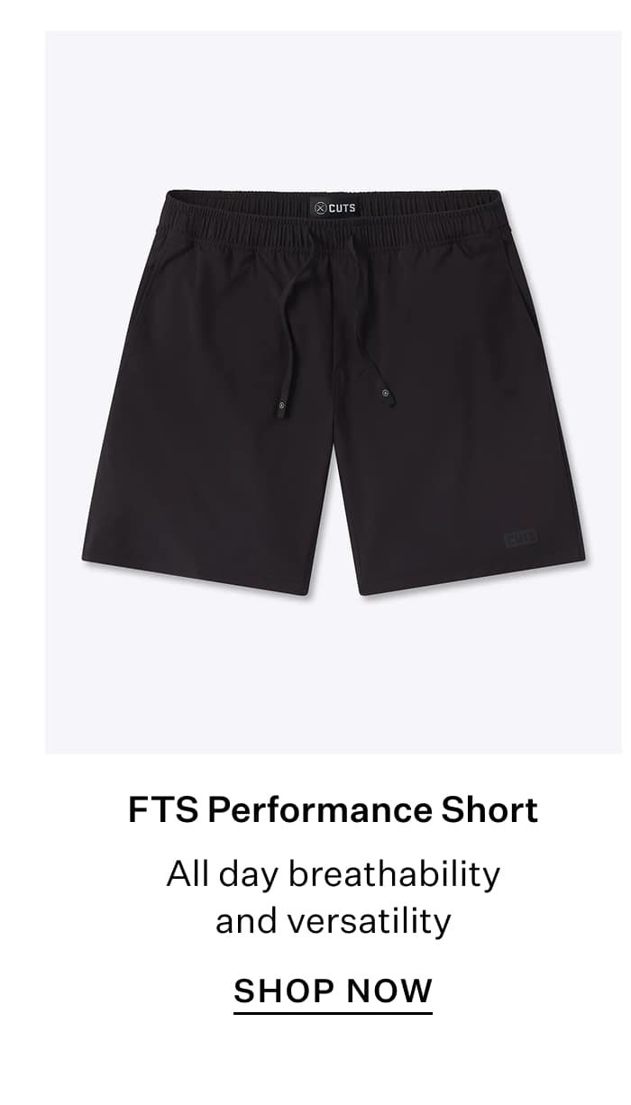 FTS Performance Short All day breathability and versatility