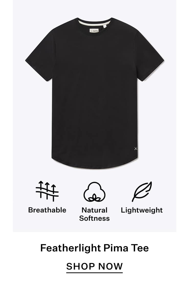 Featherlight Pima Tee