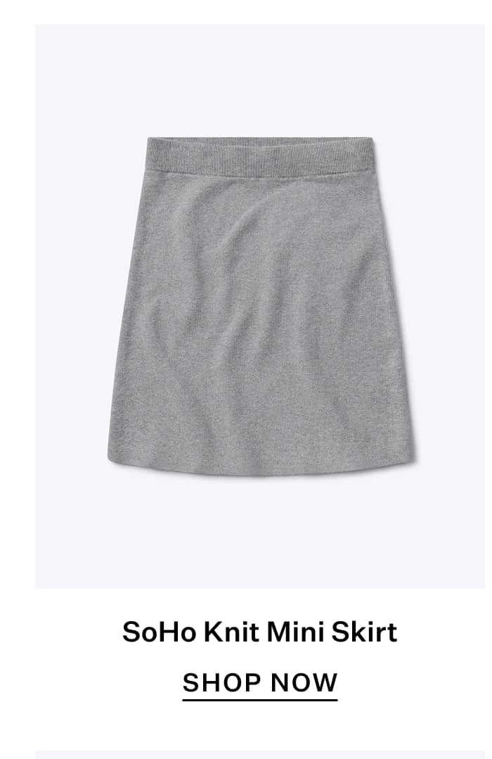 SoHo Knit Mini Skirt