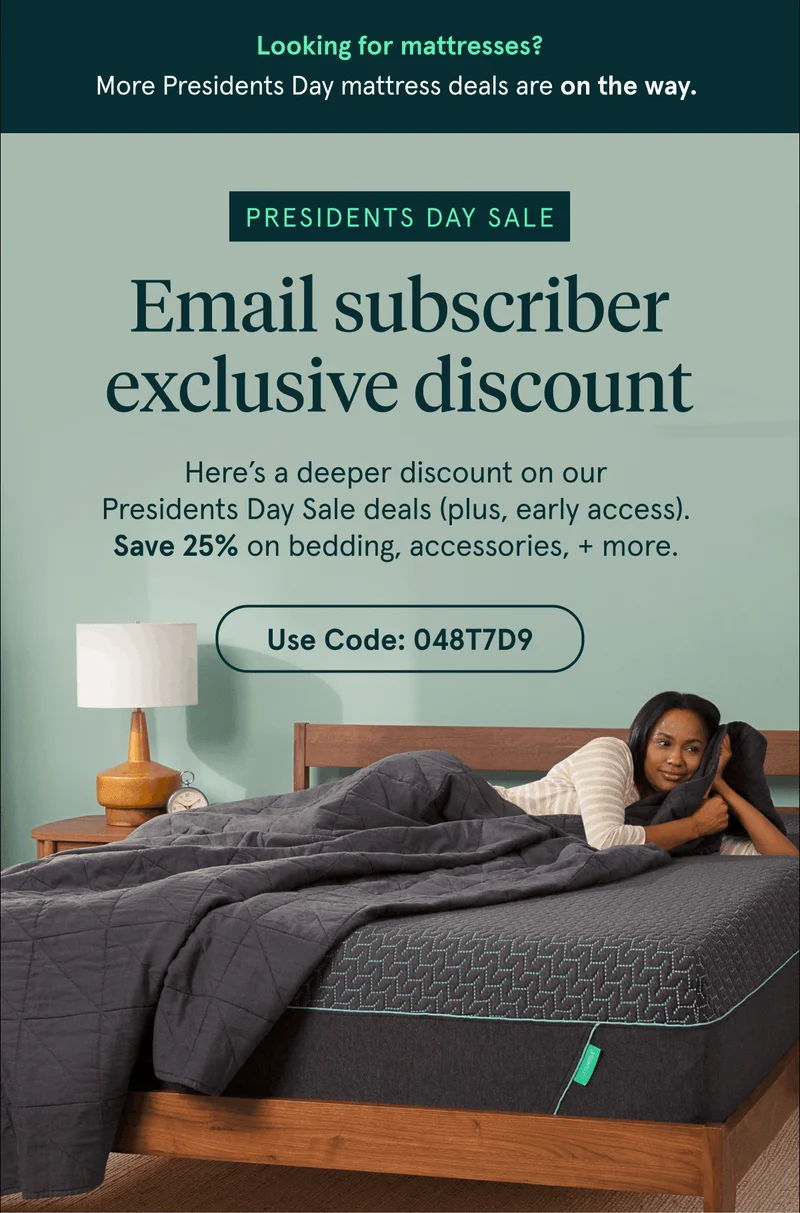Presidents Day Sale