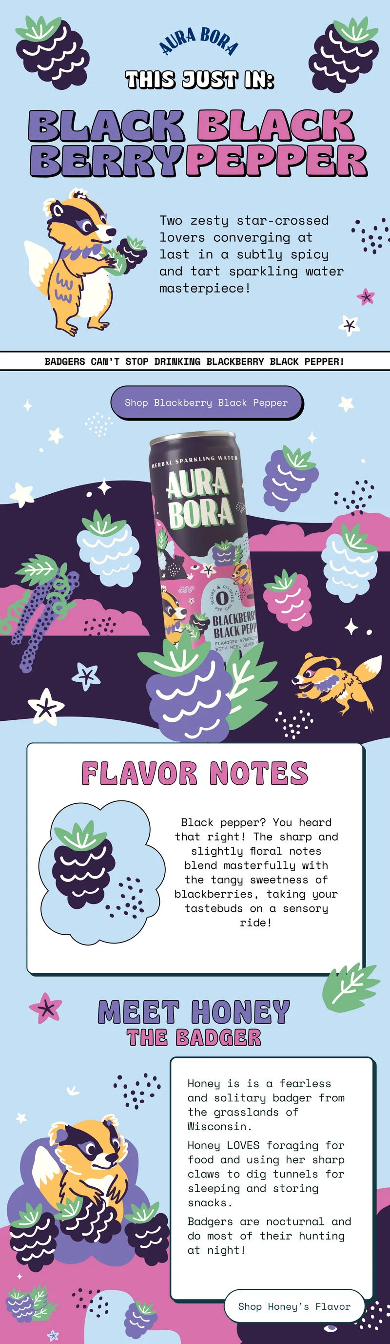 aura bora blackberry black pepper