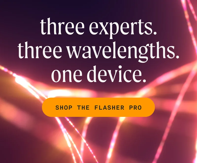 three experts. three wavelengths. one device. - SHOP THE FLASHER PRO