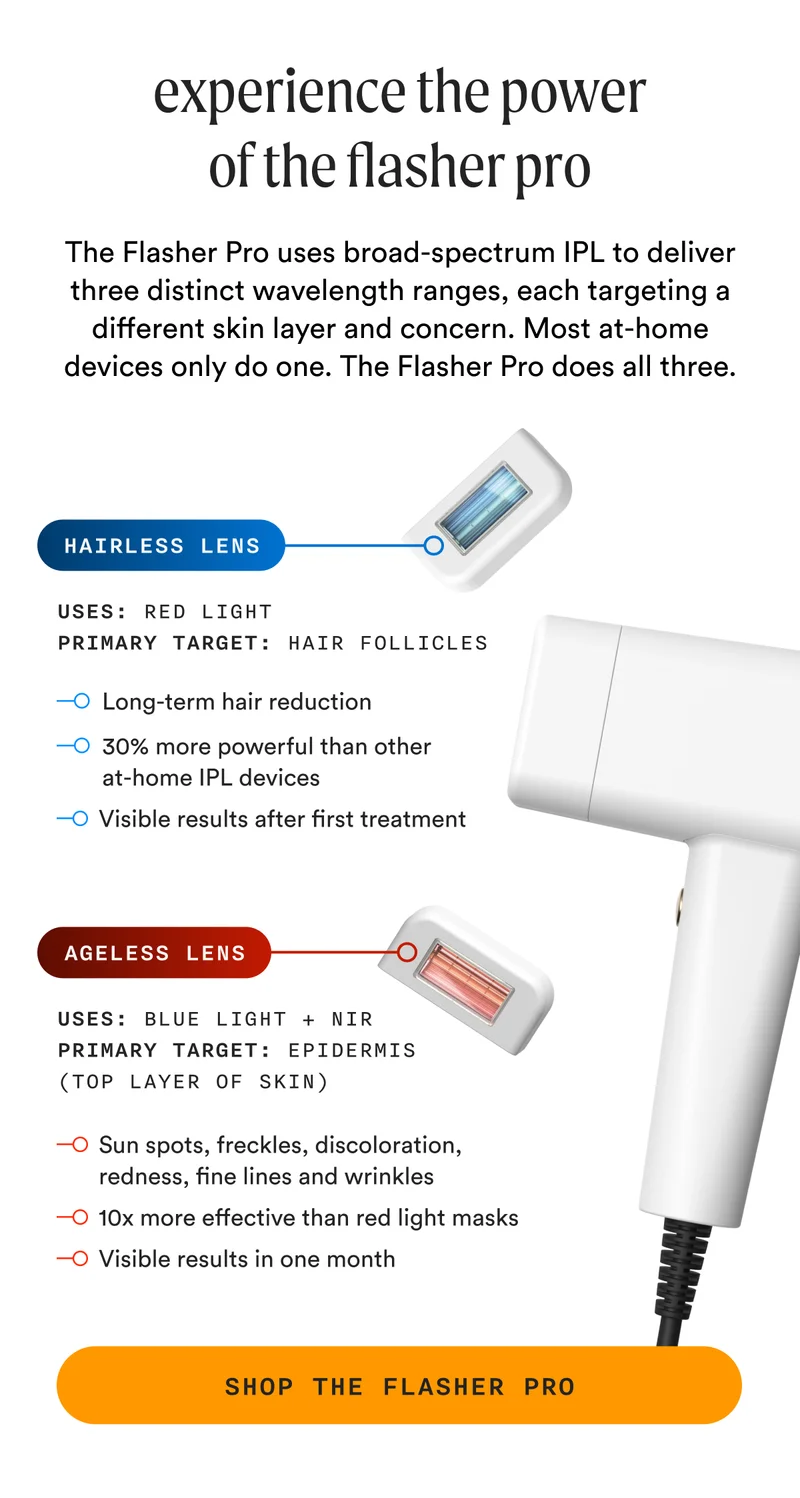 experience the power of the flasher pro - SHOP THE FLASHER PRO