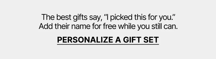 Personalize a gift set