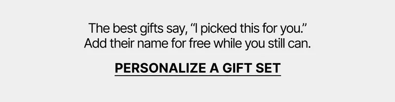 Personalize a gift set