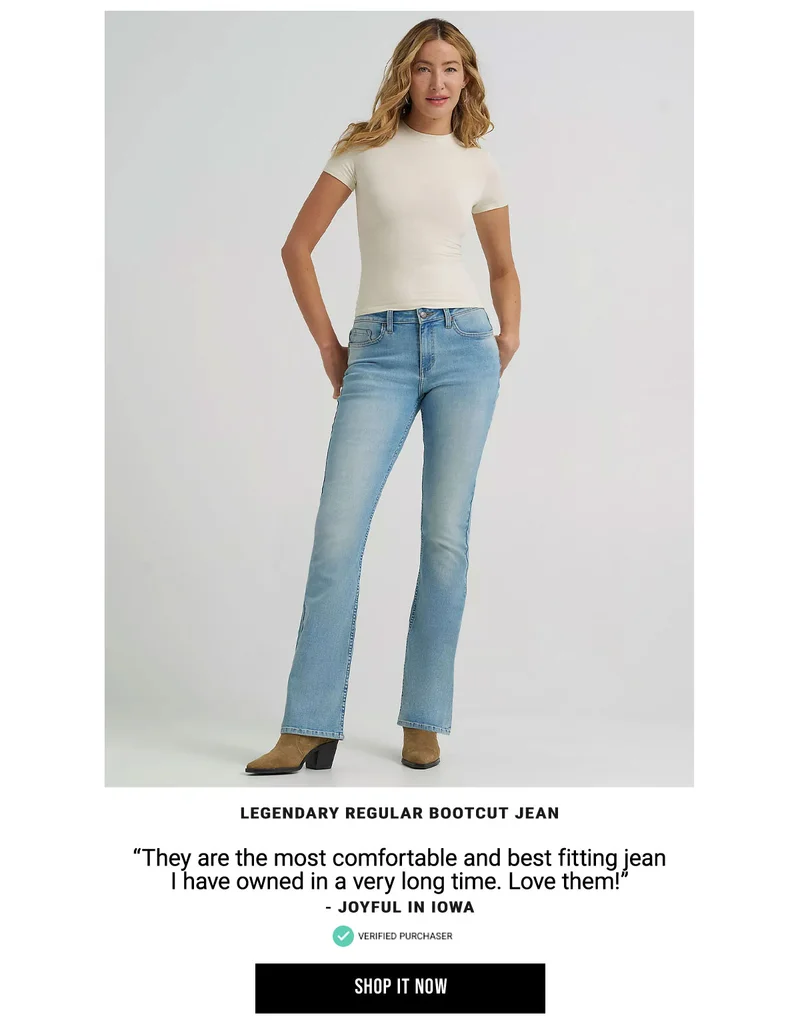 Legendary Regular Bootcut Jean