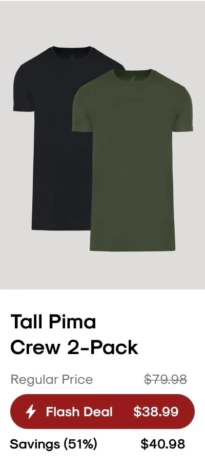 Tall Premium Pima Crew Neck