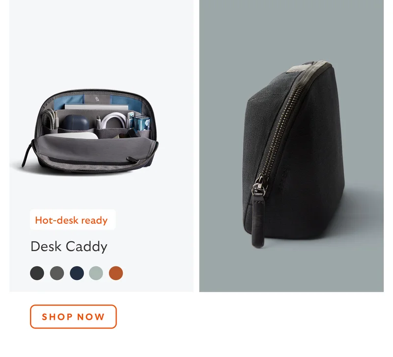 Desk Caddy *Hot-desk ready