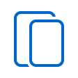 Two portable sizes icon