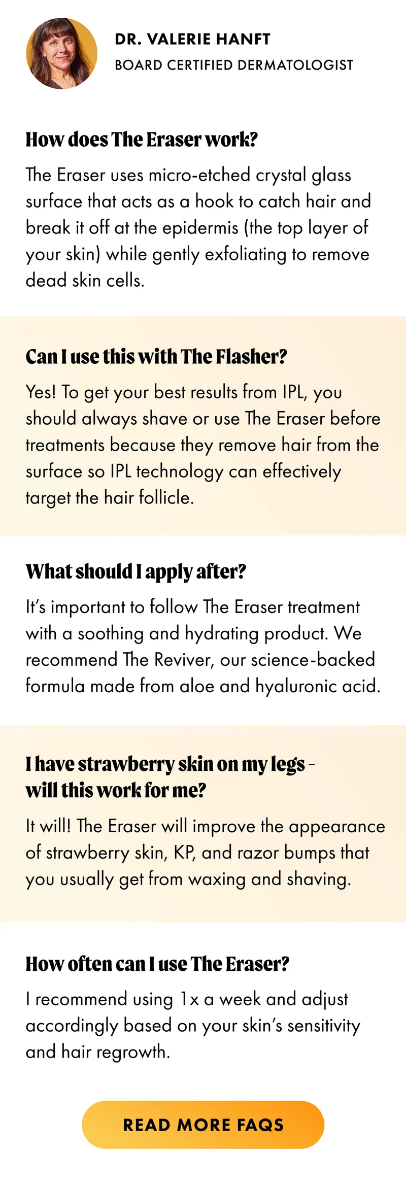 The Eraser FAQs