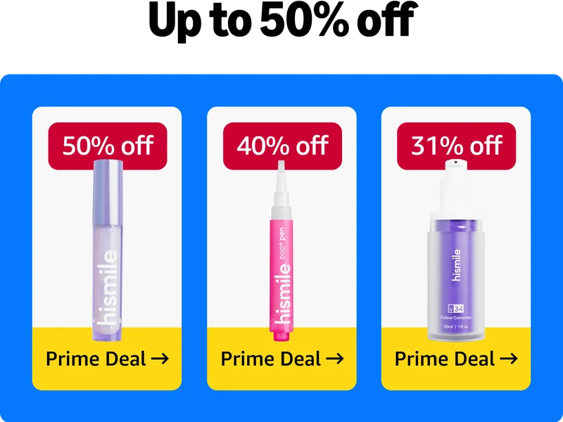 Up to 50% off on Prime Deals.