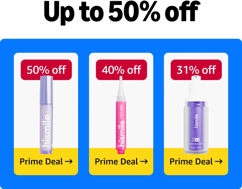 Up to 50% off on Prime Deals.
