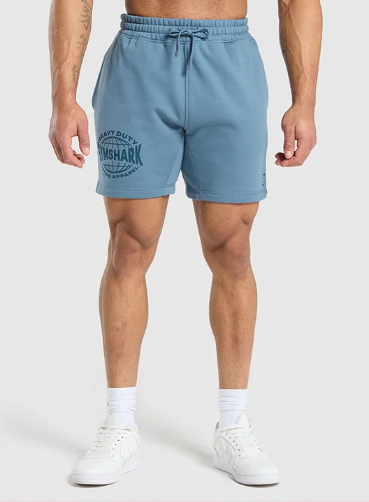 HEAVY DUTY APPAREL 7'' SHORTS - FADED BLUE.