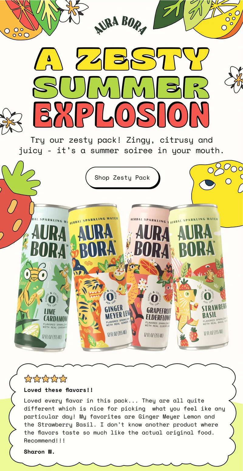 aura bora zesty pack