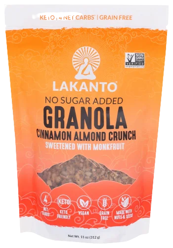 Image of LOW INVENTORY!<br>Lakanto Granola Cinnamon Almond