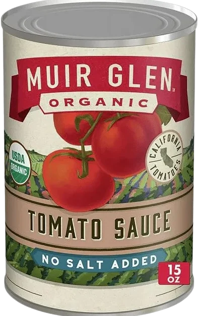 Image of Muir Glen No Salt Added Organic Tomato Sauce