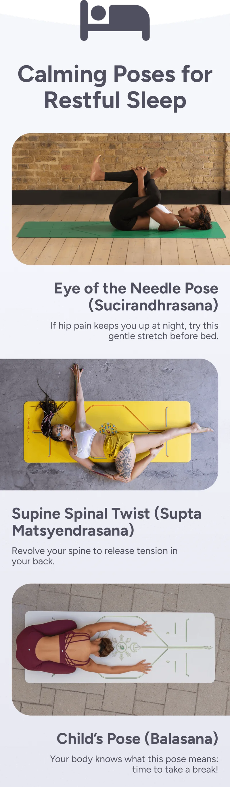Calming Poses for Restful Sleep