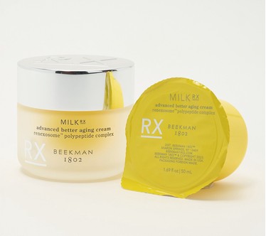 Beekman 1802 Milk RX Advanced Better Aging Cream w/ Refill Pod