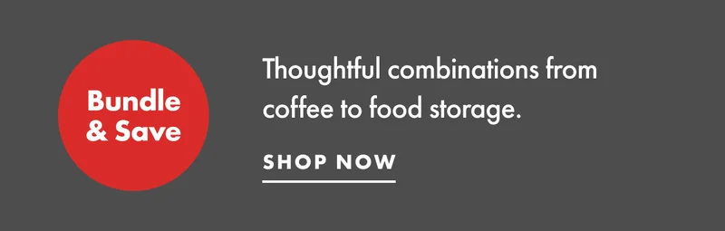 Thougthful combination from coffee to food storage. Shop now.