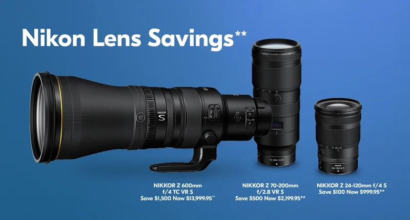 Nikon Lens Savings**