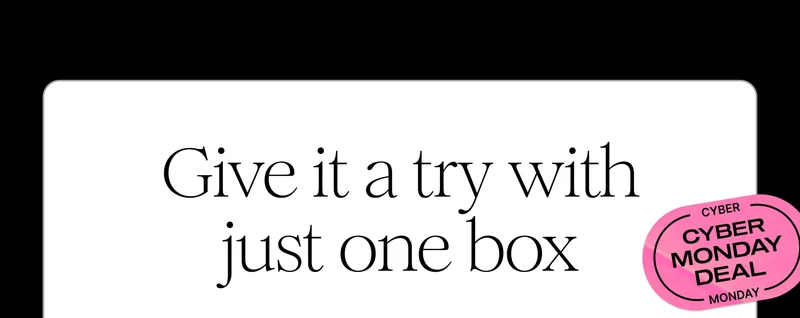 Give it a try with just one box