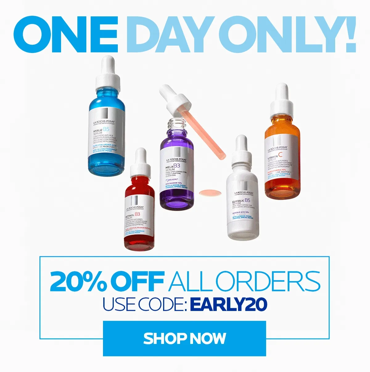 ONE DAY ONLY!