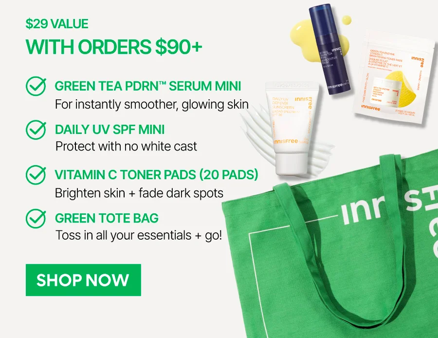 FREE 4-PIECE TRAVEL SET WITH ORDERS $90+
