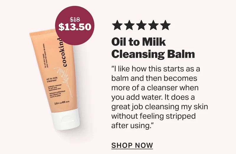 Oil to Milk Cleanser