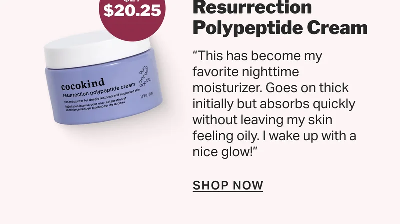 Resurrection Polypeptide Cream
