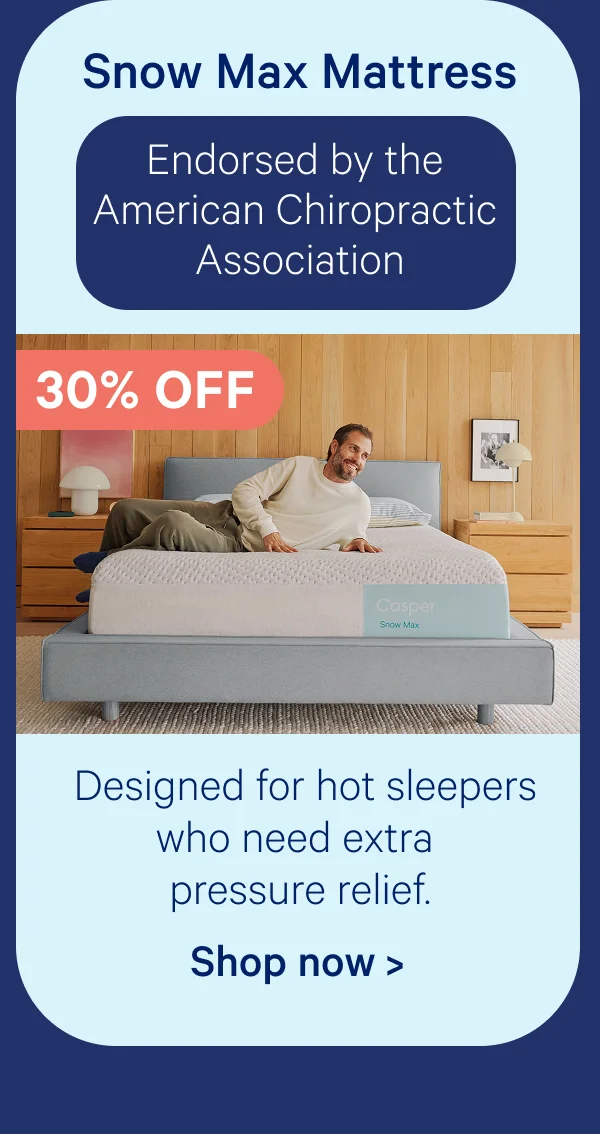 Snow Max Mattress; Endorsed by the American Chiropractic Association; Designed for hot sleepers who need extra pressure relief.