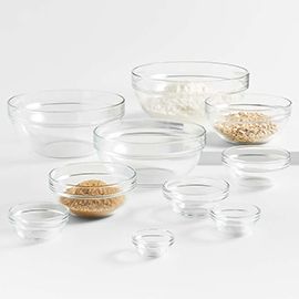 Glass Nesting Bowl 10-Piece Set