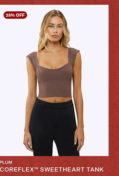 Plum Coreflex™ Sweetheart Tank
