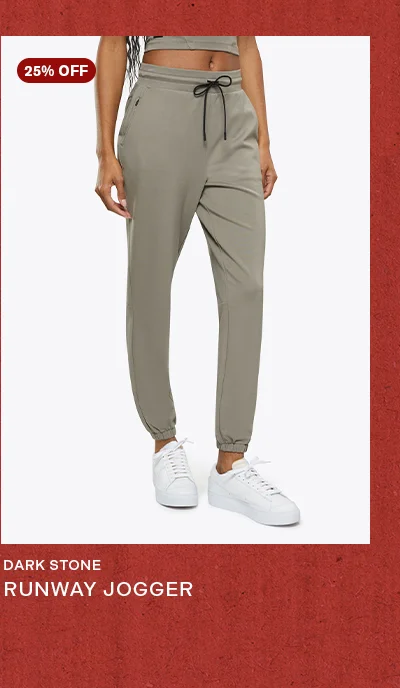 Dark Stone Runway Jogger