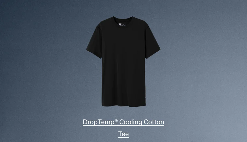 Droptemp® Cooling Cotton Tee