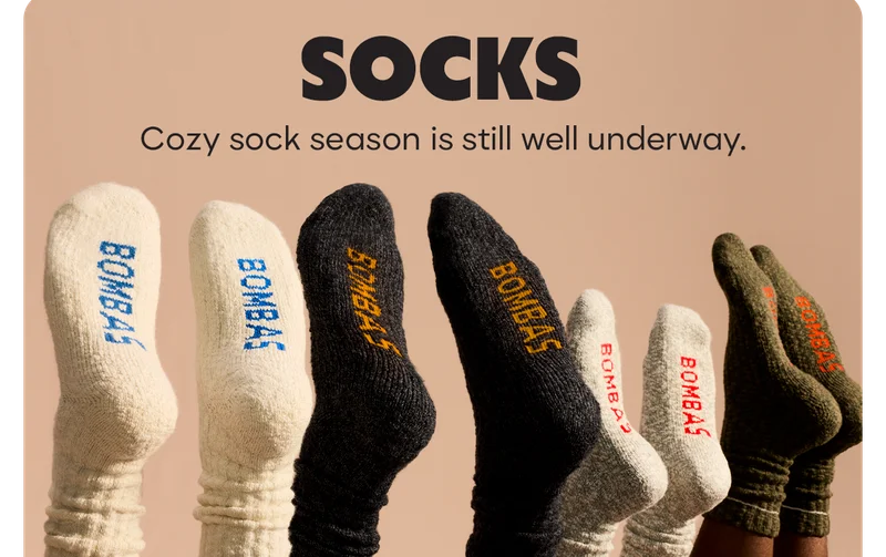 SOCKS | Cozy sock season is still well underway.