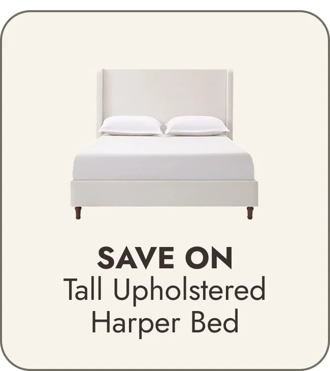 Harper Tall Headboard Upholstered Bed