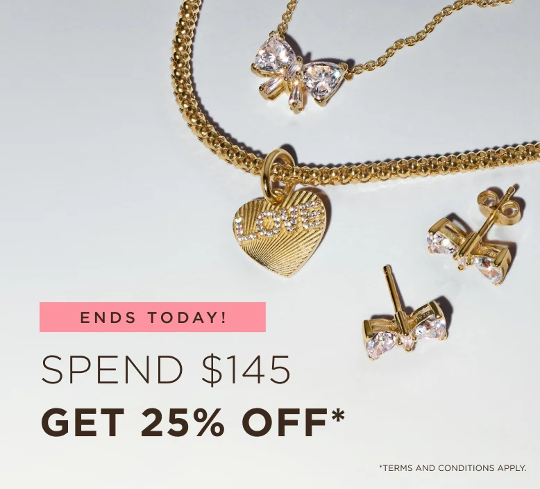Spend $145, Get 25% Off