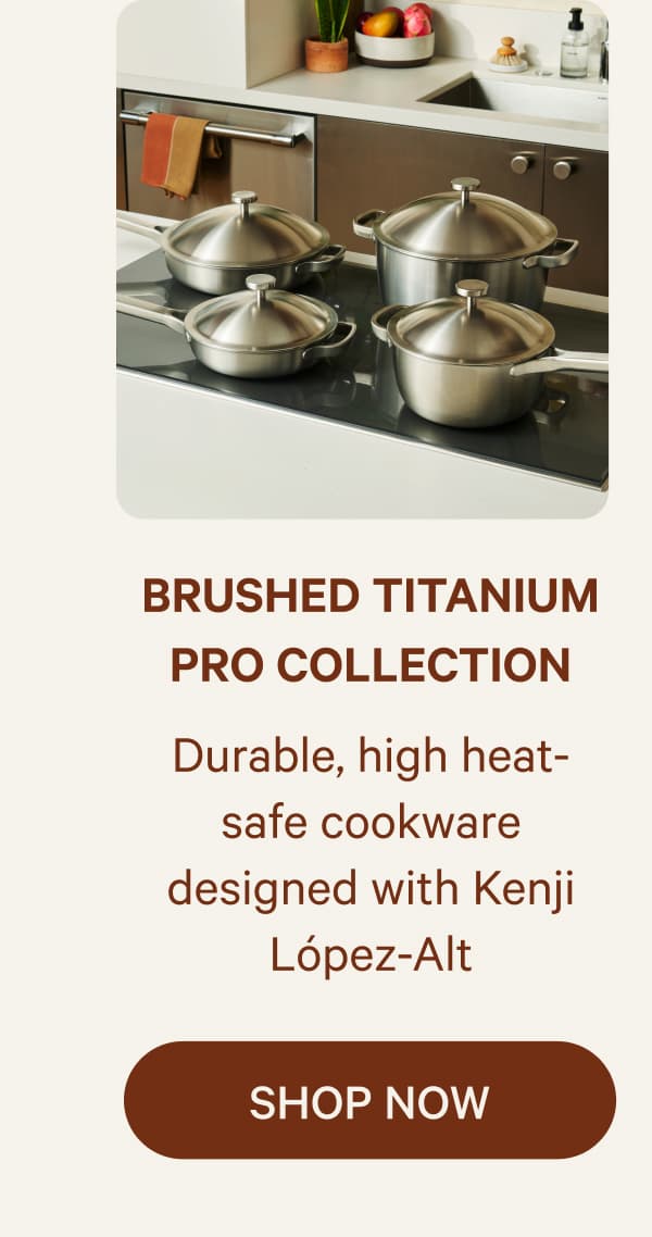 Brushed Titanium Pro Collection