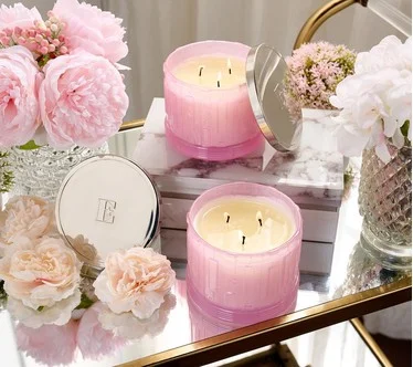 Elton John by Slatkin + Co. S/2 14oz Ivy's Rose Garden Candles