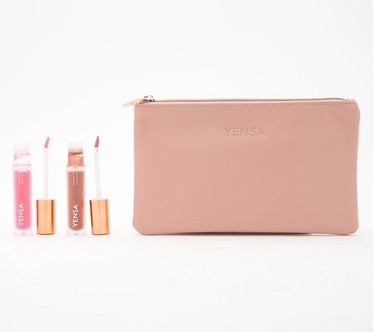 YENSA Beauty Luxe Tinted Lip Oil Duo with Bag