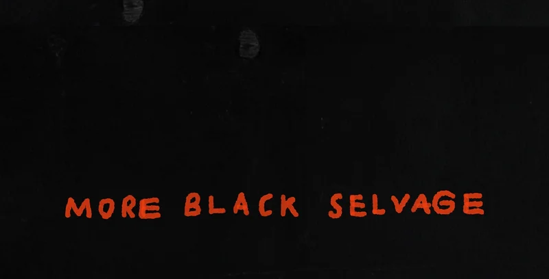 More black selvage